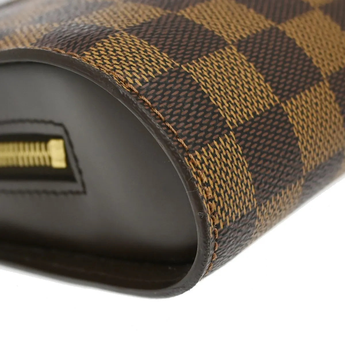 Louis Vuitton Pochette Saint Louis Damier Ebene Brown Canvas Clutche & Pouche Bag (Pre-Owned)