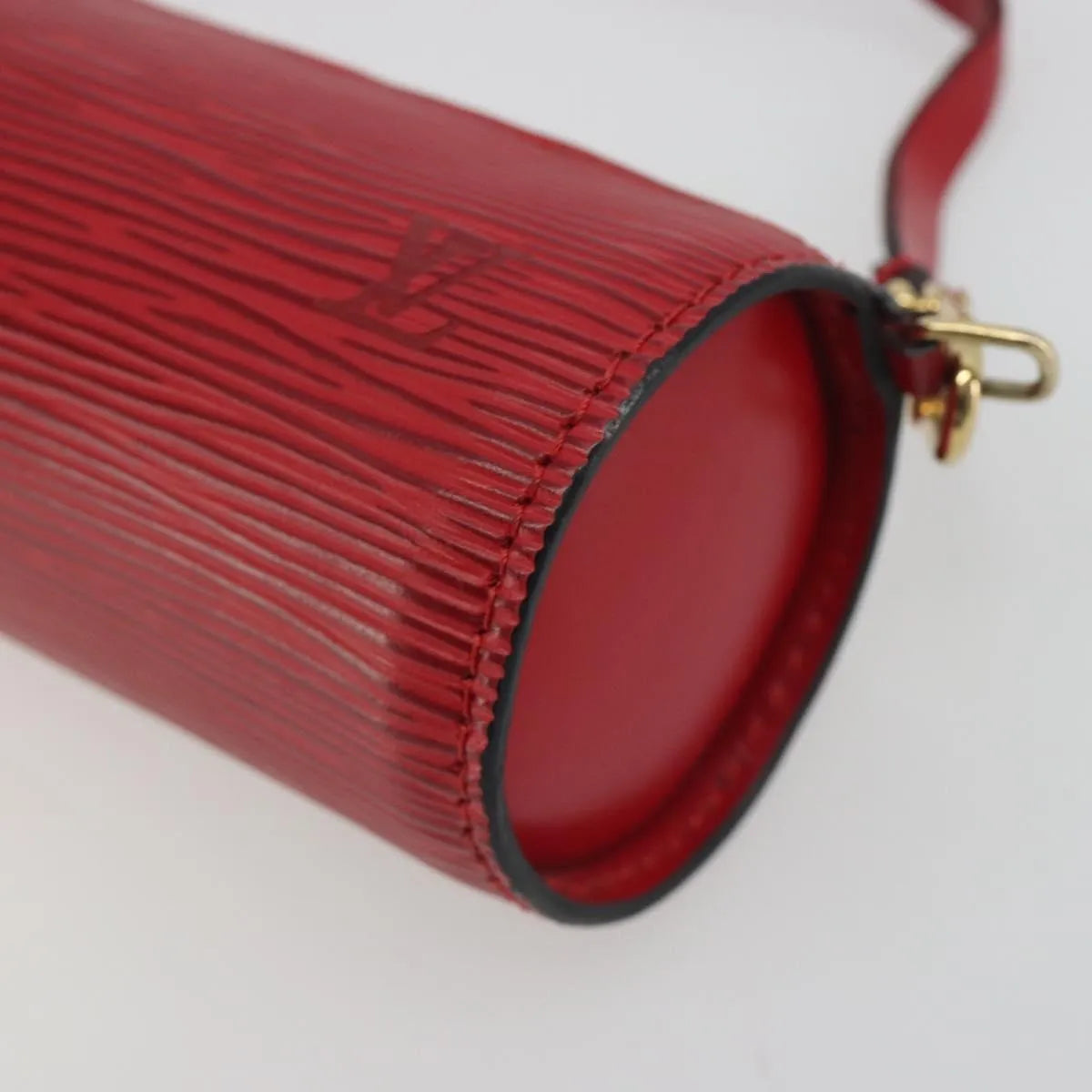 Louis Vuitton Soufflot Pochette Epi Leather Red Leather Clutche & Pouche Bag (Pre-Owned)
