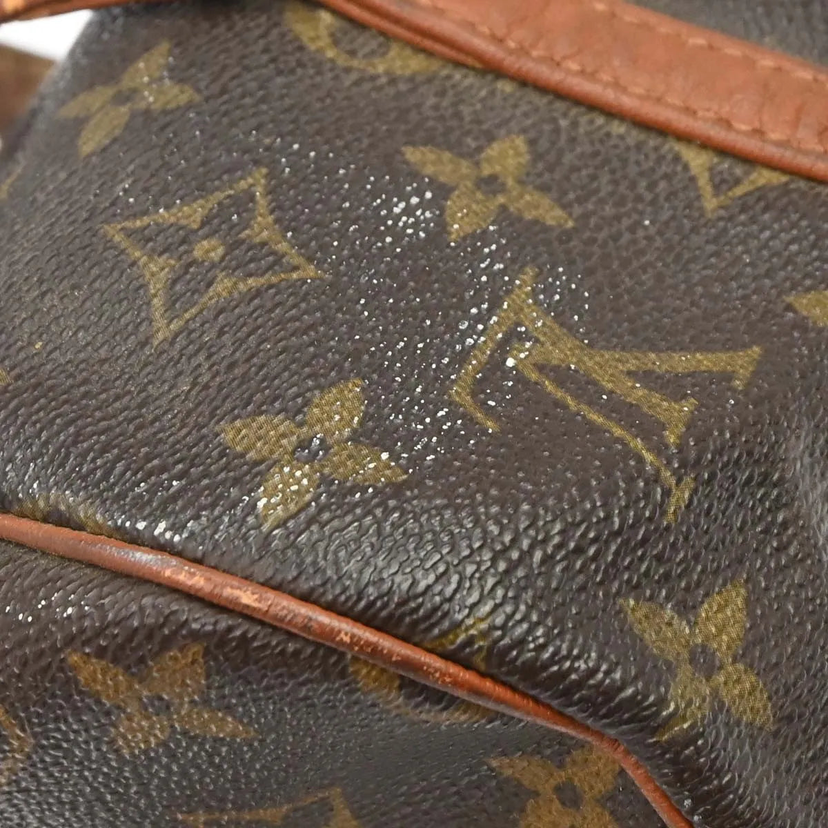 Louis Vuitton Papillon Monogram Canvas Brown Canvas Handbag (Pre-Owned)