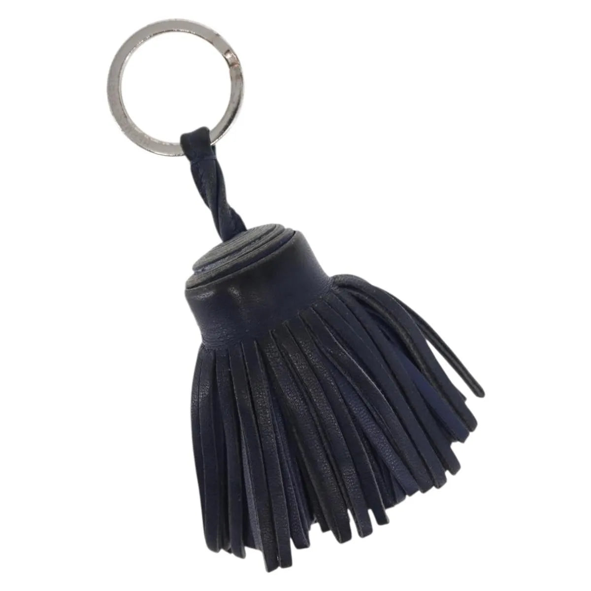 Hermes Carmen Keychain Leather Navy Leather Charms And Keychains Accessory (Pre-Owned)