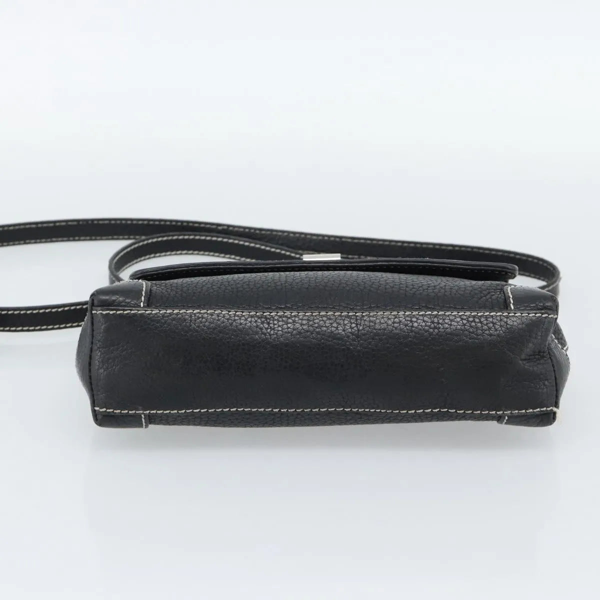 Tiffany & Co. Vintage Leather Black Leather Shoulder Bag Bag (Pre-Owned)