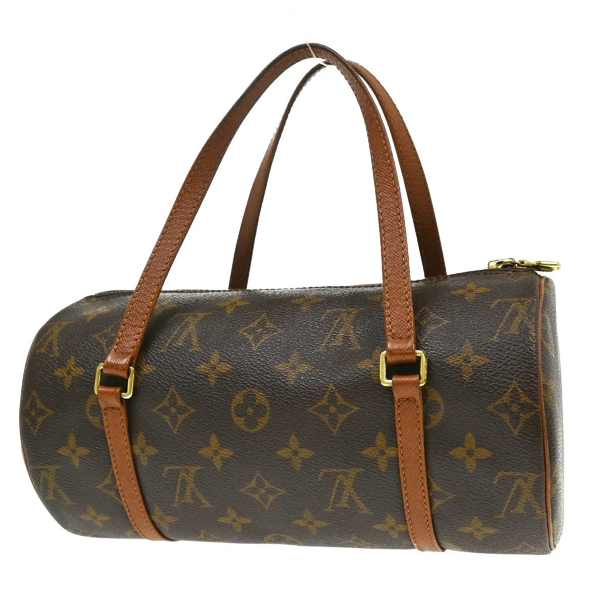 Louis Vuitton Papillon Handbag Monogram Canvas Brown Canvas Handbag (Pre-Owned)