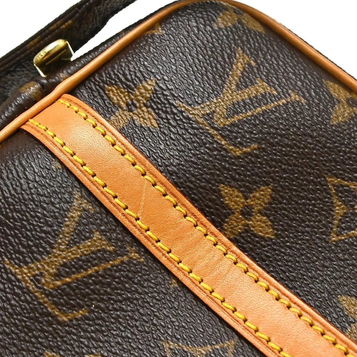 Louis Vuitton Danube Monogram Brown Canvas Shoulder Bag Bag (Pre-Owned)