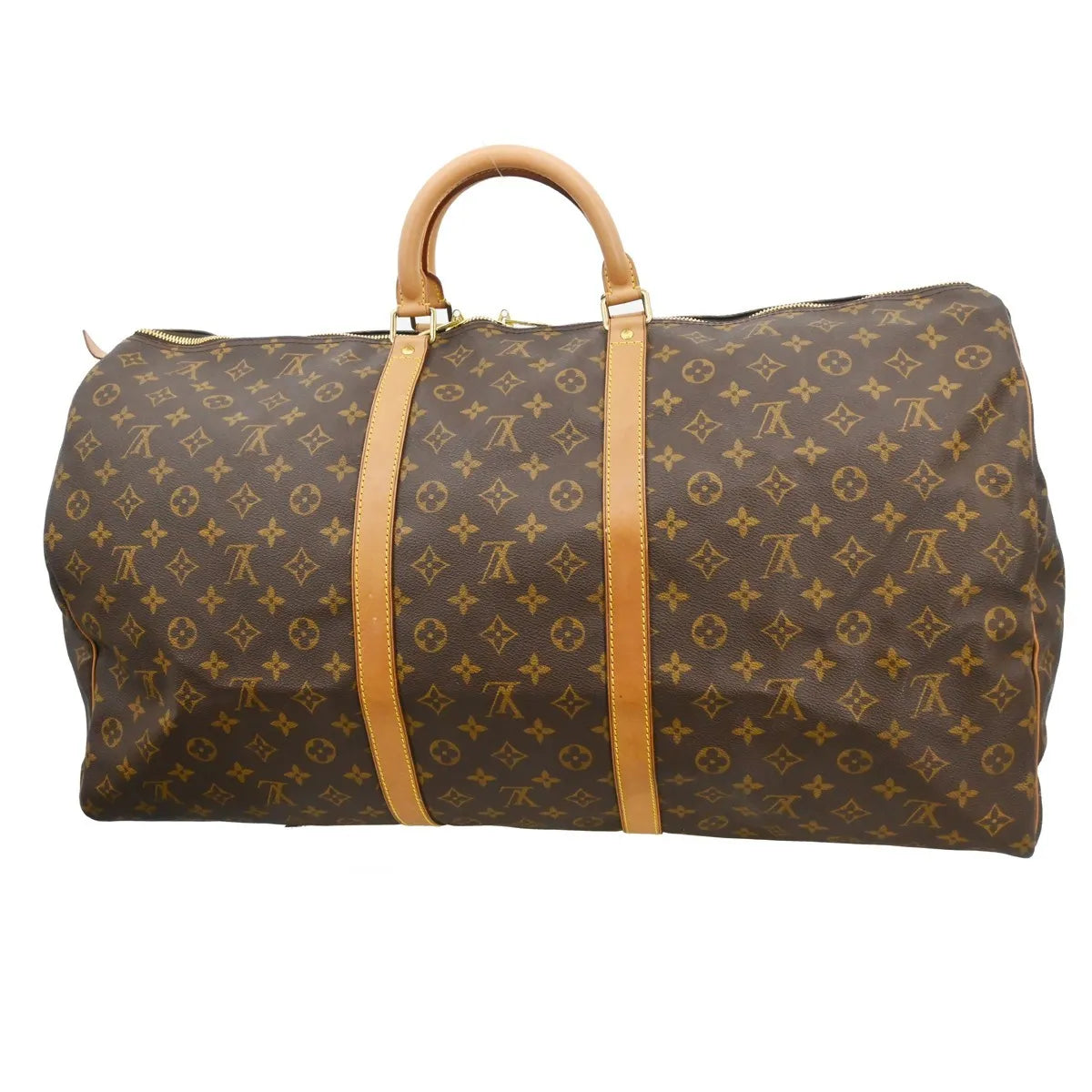 Louis Vuitton Keepall Monogram Canvas Brown Canvas Travel Bag Bag (Pre-Owned)