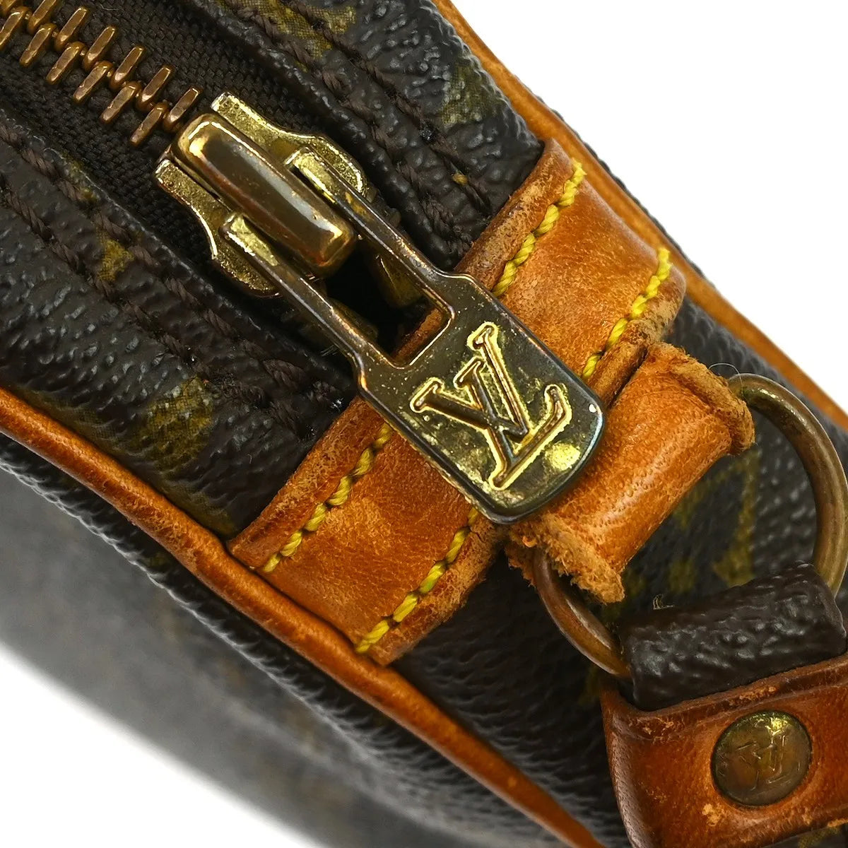 Louis Vuitton Marly Dragonne Clutch Monogram Canvas Brown Canvas Clutche & Pouche Bag (Pre-Owned)
