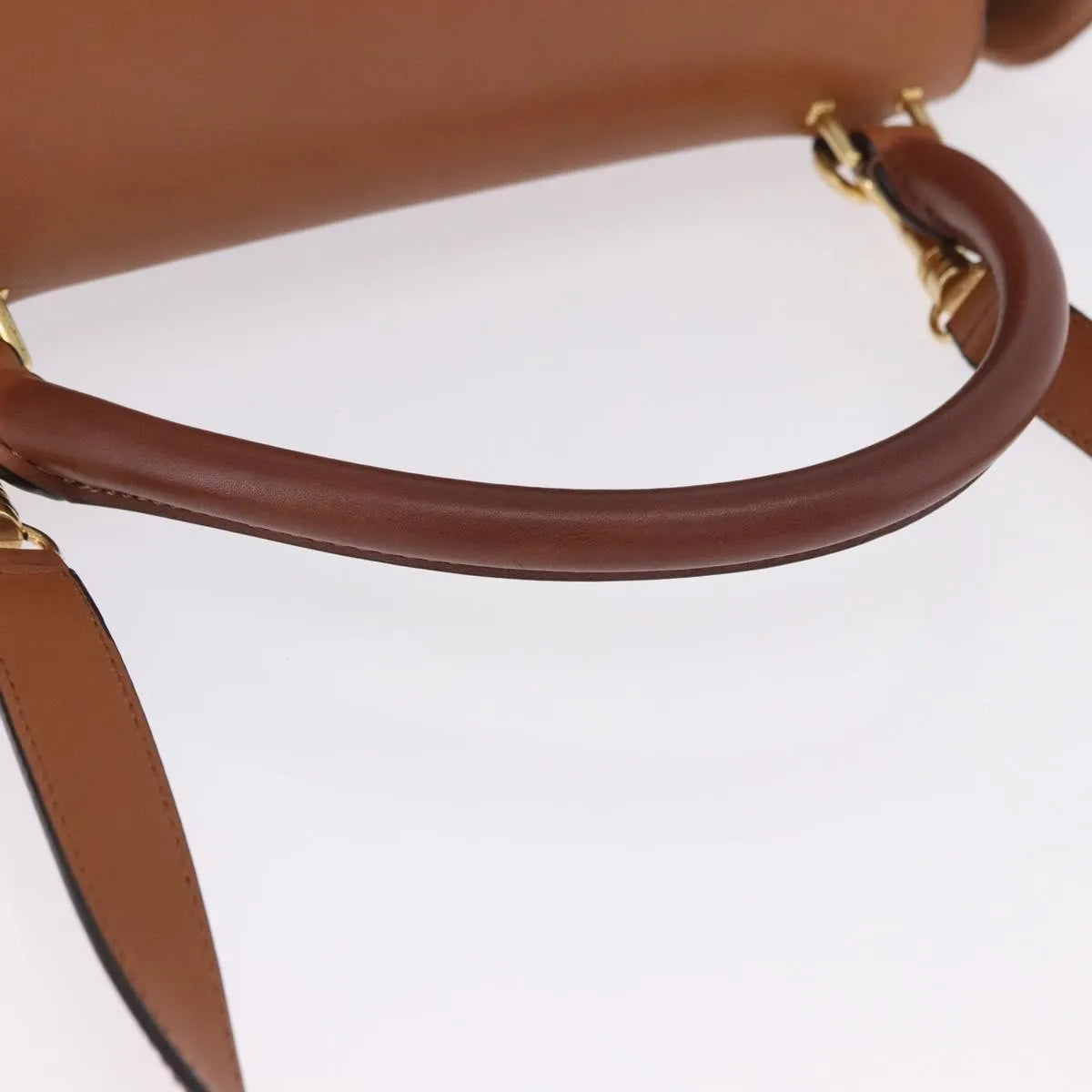 Celine Trapeze Leather Brown Leather Handbag (Pre-Owned)
