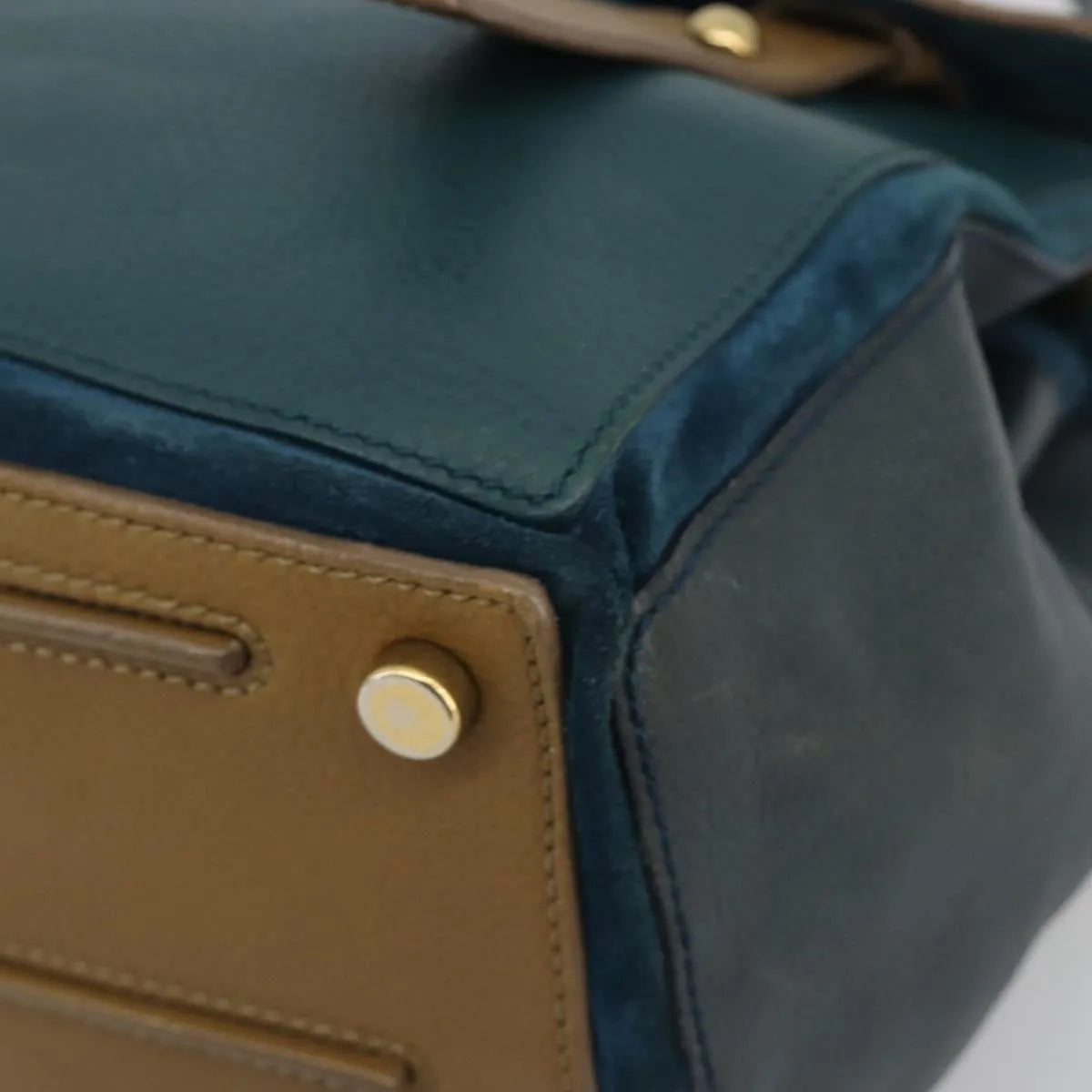 Saint Laurent Tricolor Muse Two Leather Multicolour Leather Handbag (Pre-Owned)