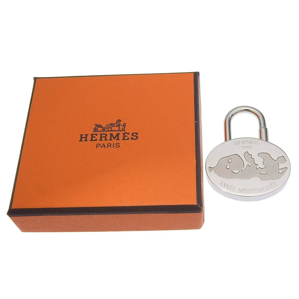 Hermes Annee Mediterranee Cadena Lock Charm Metal Silver Metal Charms And Keychains Accessory (Pre-Owned)