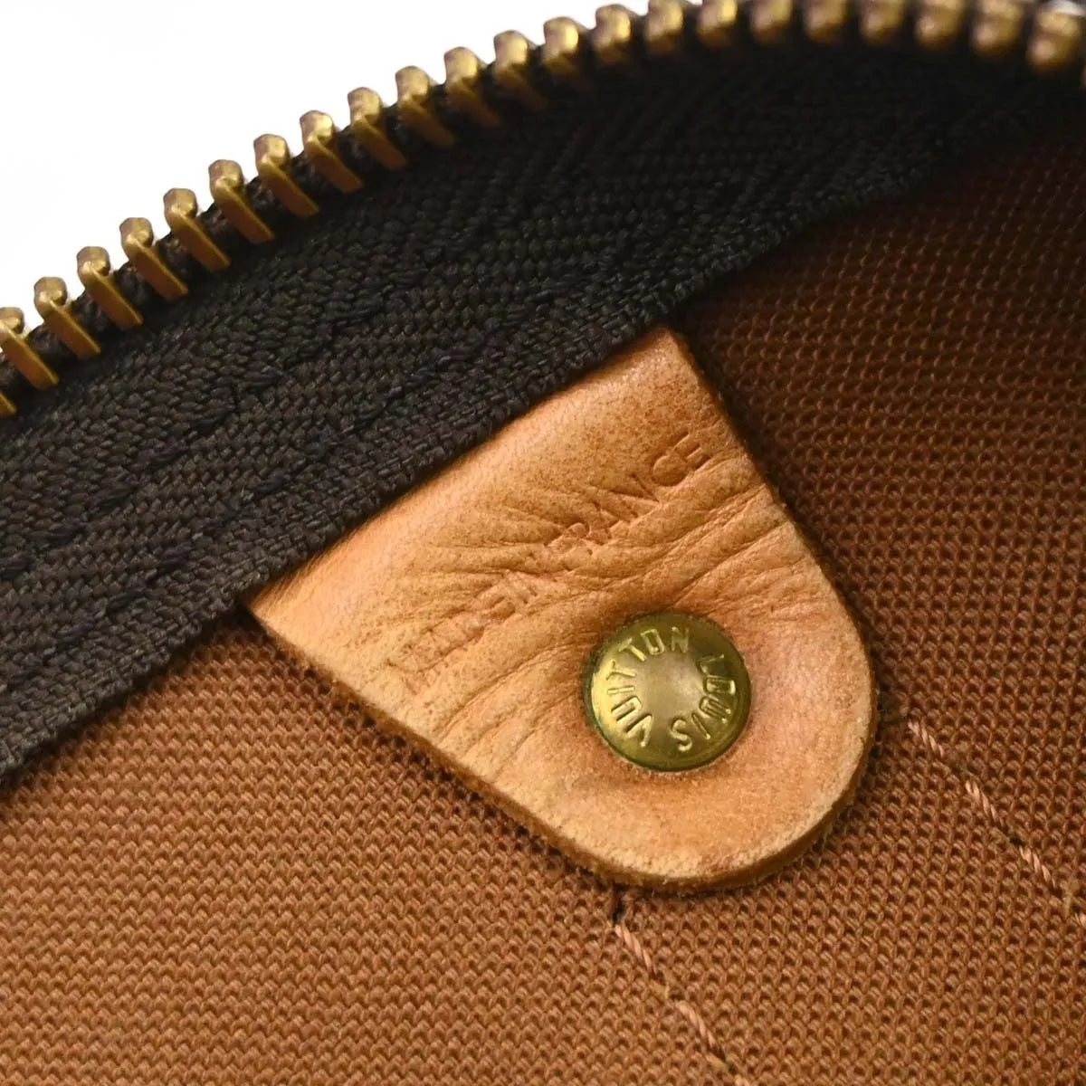 Louis Vuitton Keepall Bag Monogram Canvas Brown Canvas Travel Bag Bag (Pre-Owned)