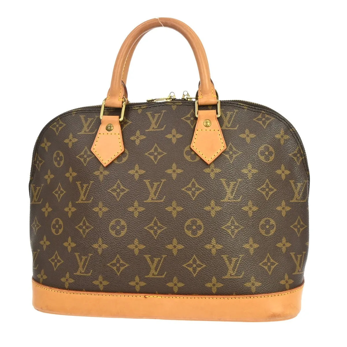 Louis Vuitton Vintage Alma Monogram Canvas Brown Canvas Handbag (Pre-Owned)