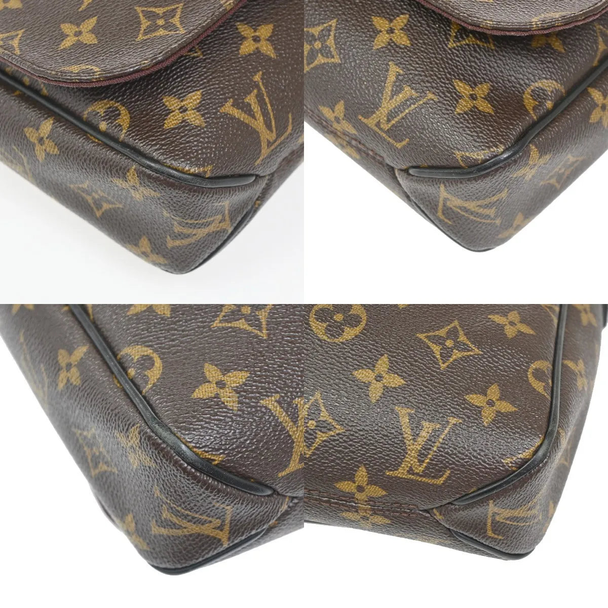 Louis Vuitton District Messenger Bag Macassar Monogram Canvas Brown Canvas Shoulder Bag Bag (Pre-Owned)
