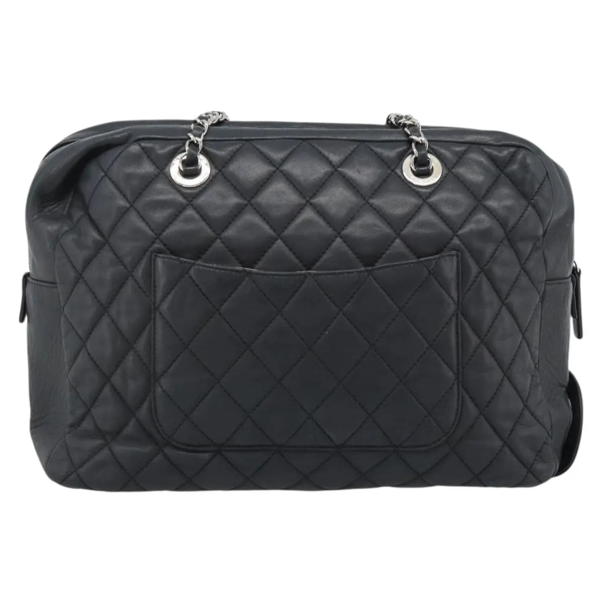 Chanel Reissue 2.55 Tote Quilted Calfskin Black Leather Handbag (Pre-Owned)