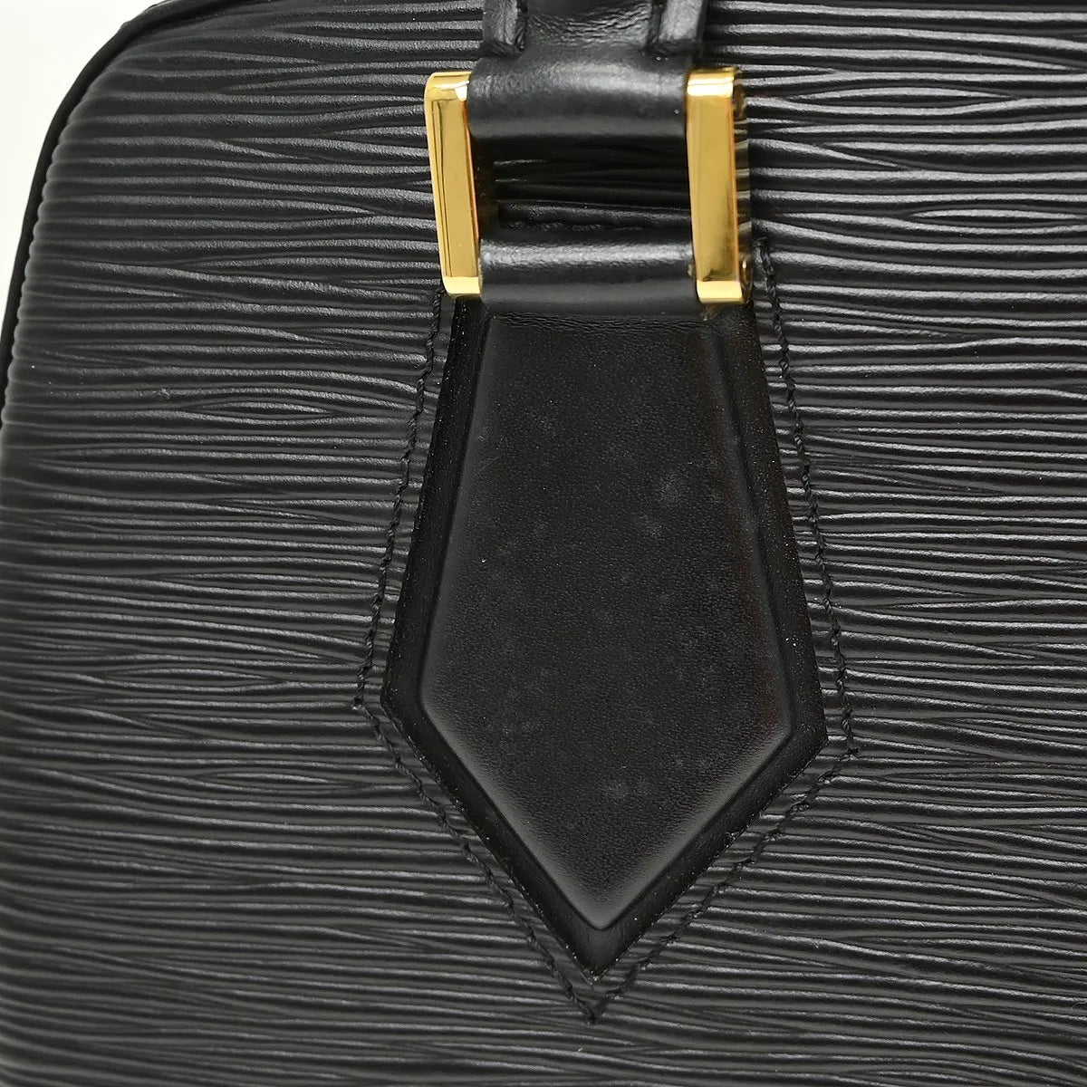 Louis Vuitton Sablons Epi Leather Black Leather Handbag (Pre-Owned)