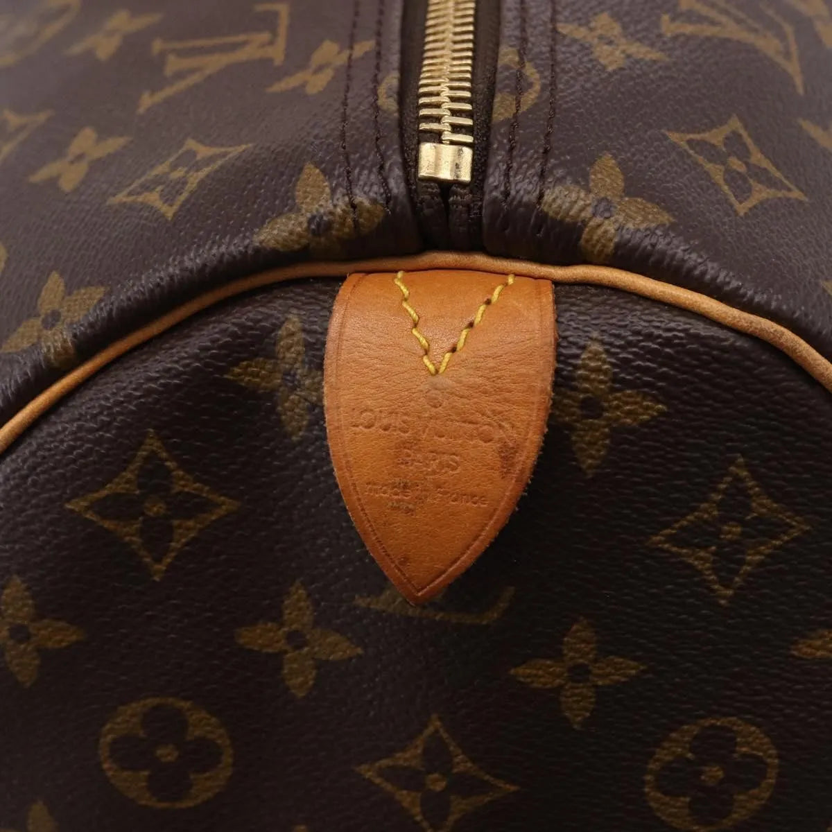 Louis Vuitton Keepall Monogram Brown Canvas Travel Bag Bag (Pre-Owned)