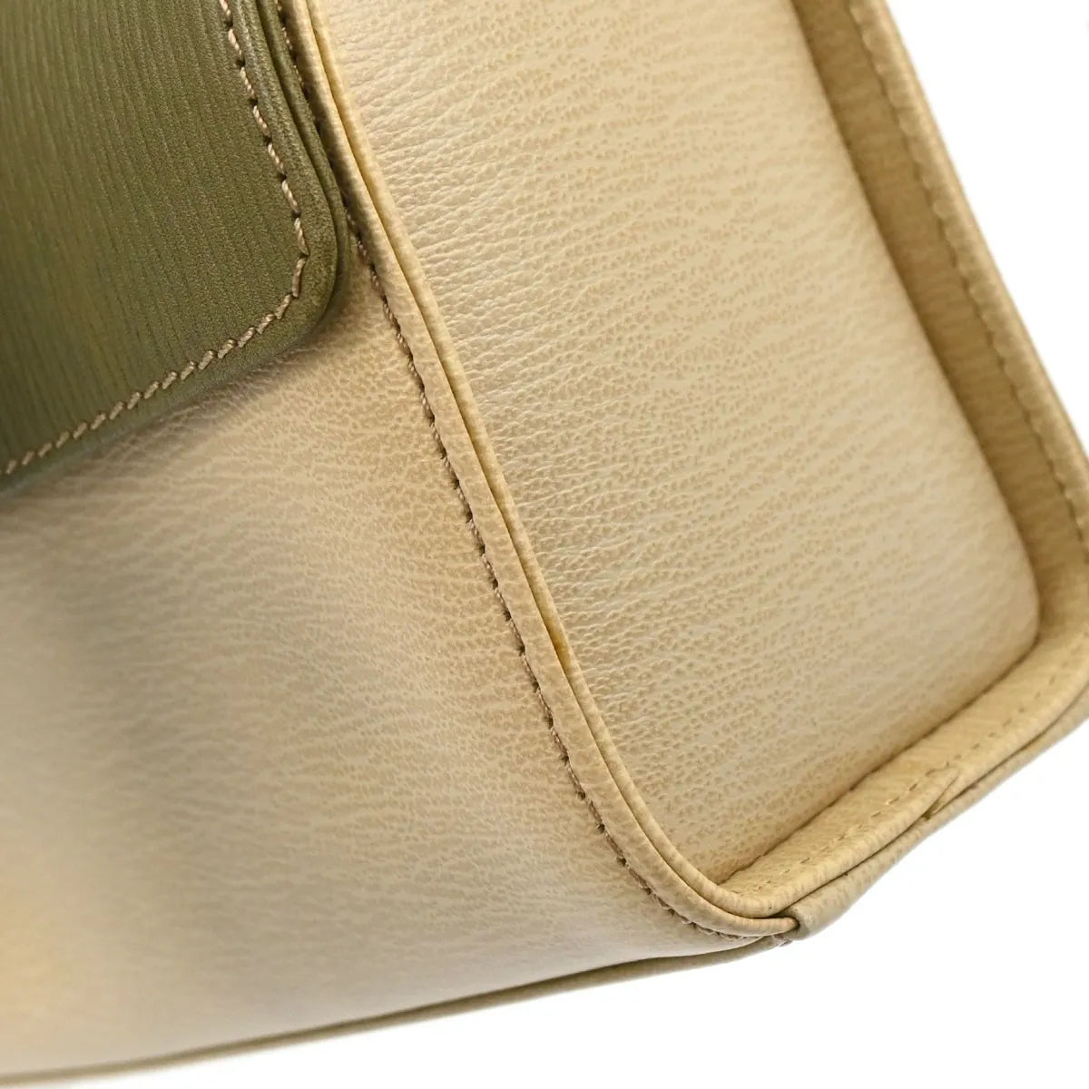 Loewe Vintage Velazquez Top Handle Leather Beige Leather Handbag (Pre-Owned)