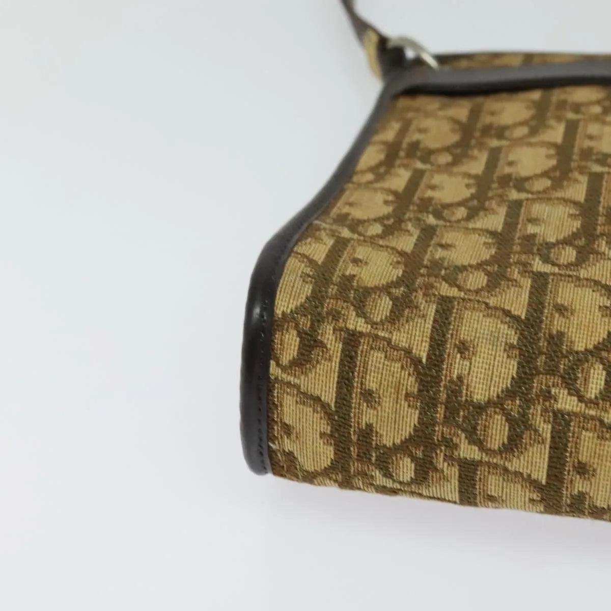 Christian Dior Vintage Trotter Canvas Brown Canvas Shoulder Bag Bag (Pre-Owned)
