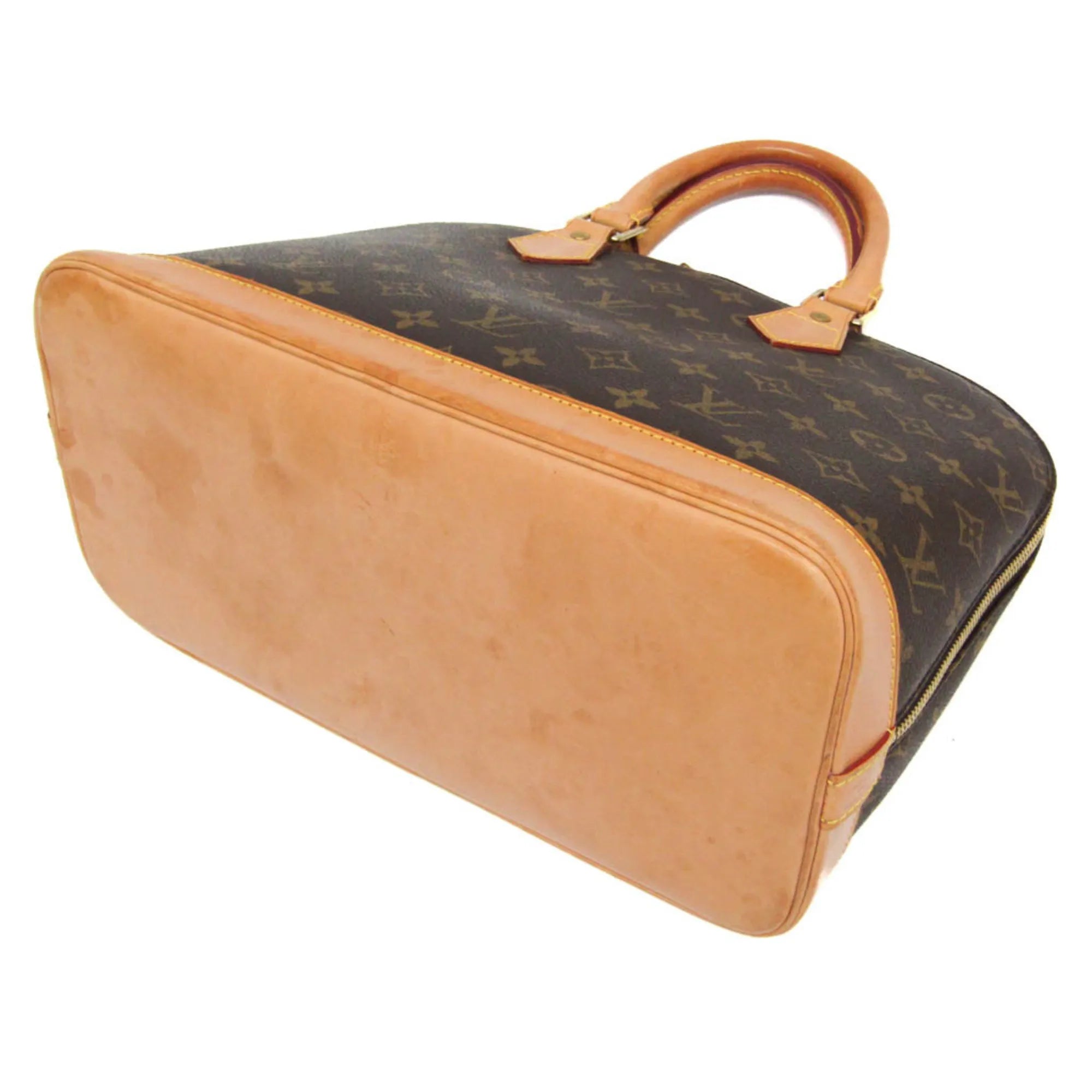 Louis Vuitton Alma Monogram Canvas Brown Canvas Handbag (Pre-Owned)