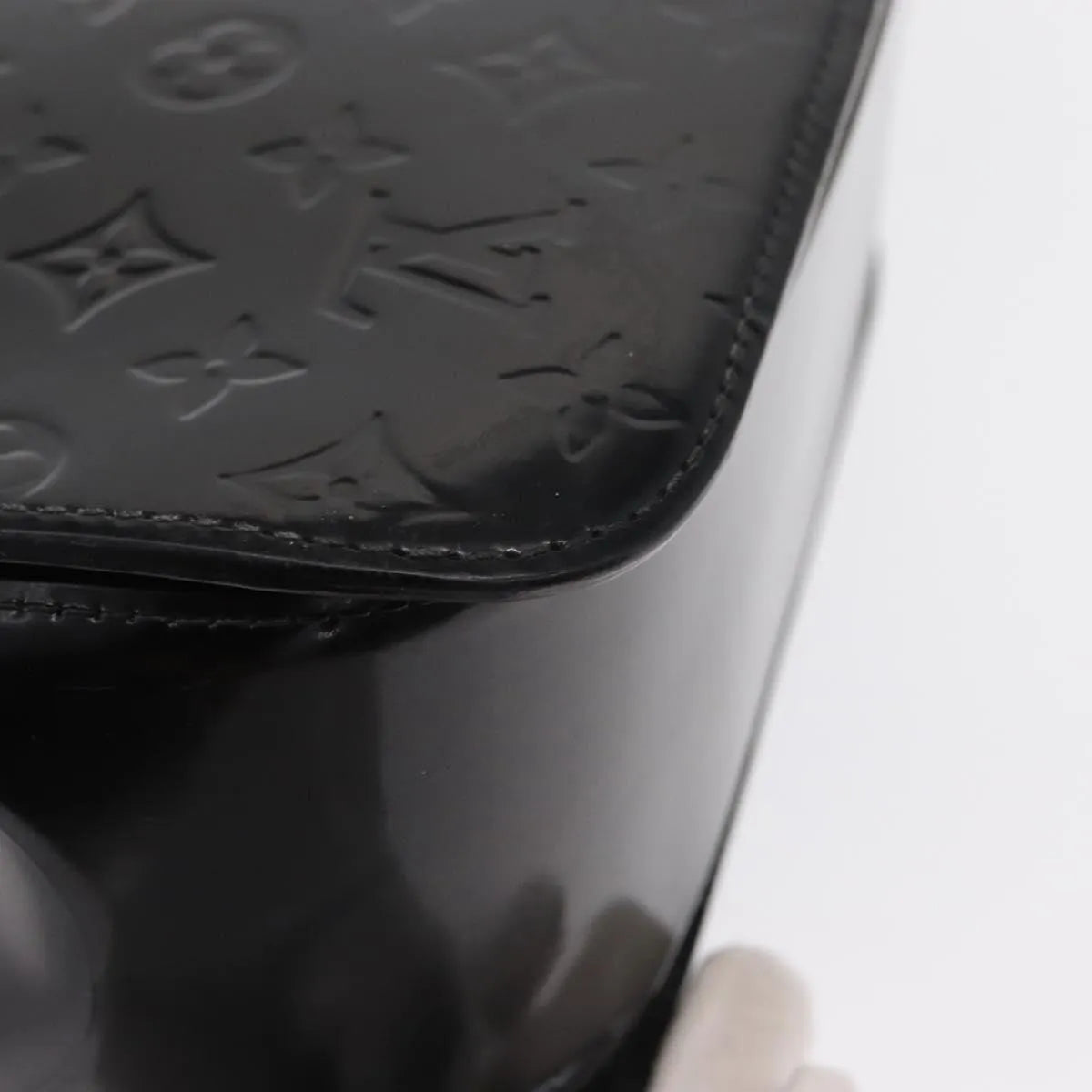 Louis Vuitton Mirada Monogram Vernis Black Patent_Leather Handbag (Pre-Owned)