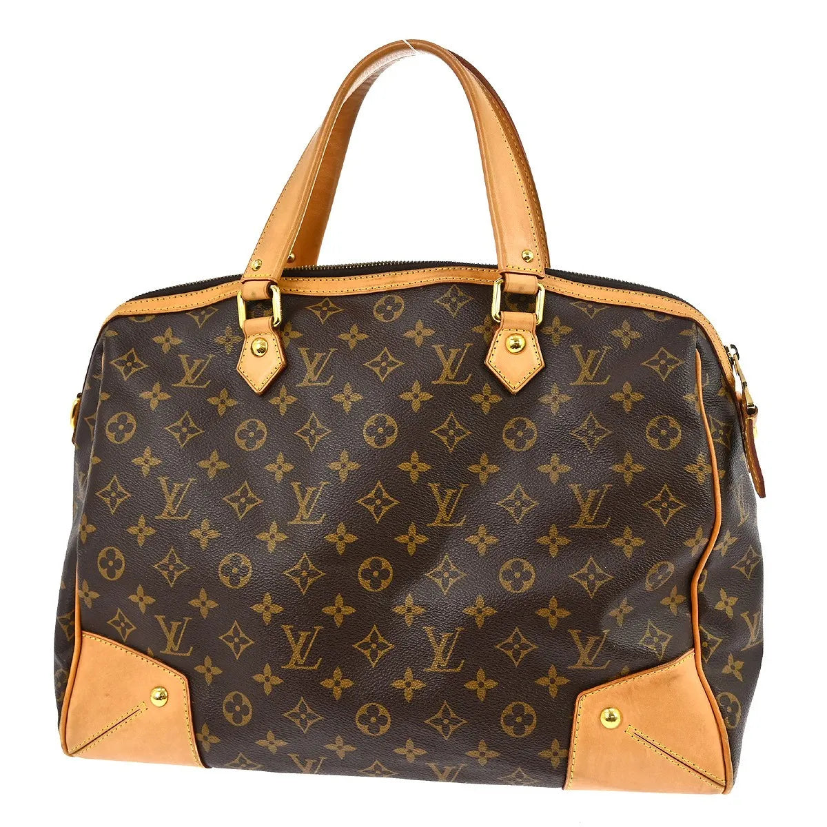 Louis Vuitton Retiro Monogram Canvas Brown Canvas Handbag (Pre-Owned)