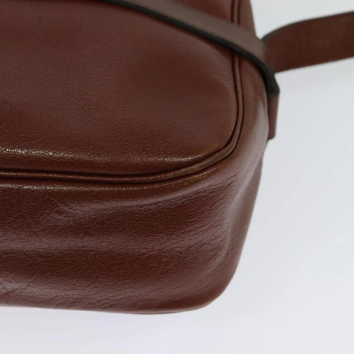 Christian Dior Vintage Leather Brown Leather Shoulder Bag Bag (Pre-Owned)