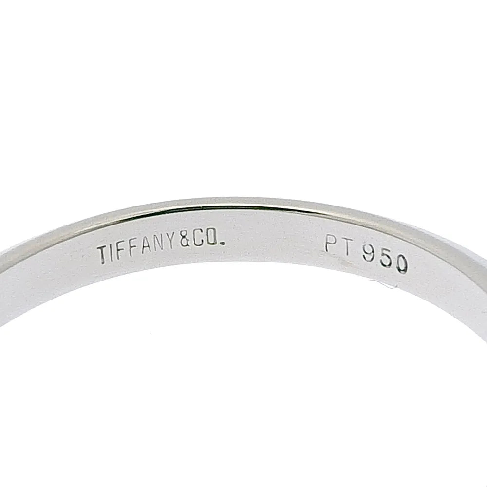 Tiffany & Co. Knife Edge Platinum Silver Platinum Ring Jewelry (Pre-Owned)