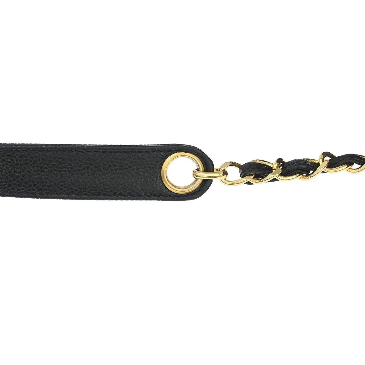 Chanel Vintage Timeless Zip Caviar Black Leather Shoulder Bag Bag (Pre-Owned)