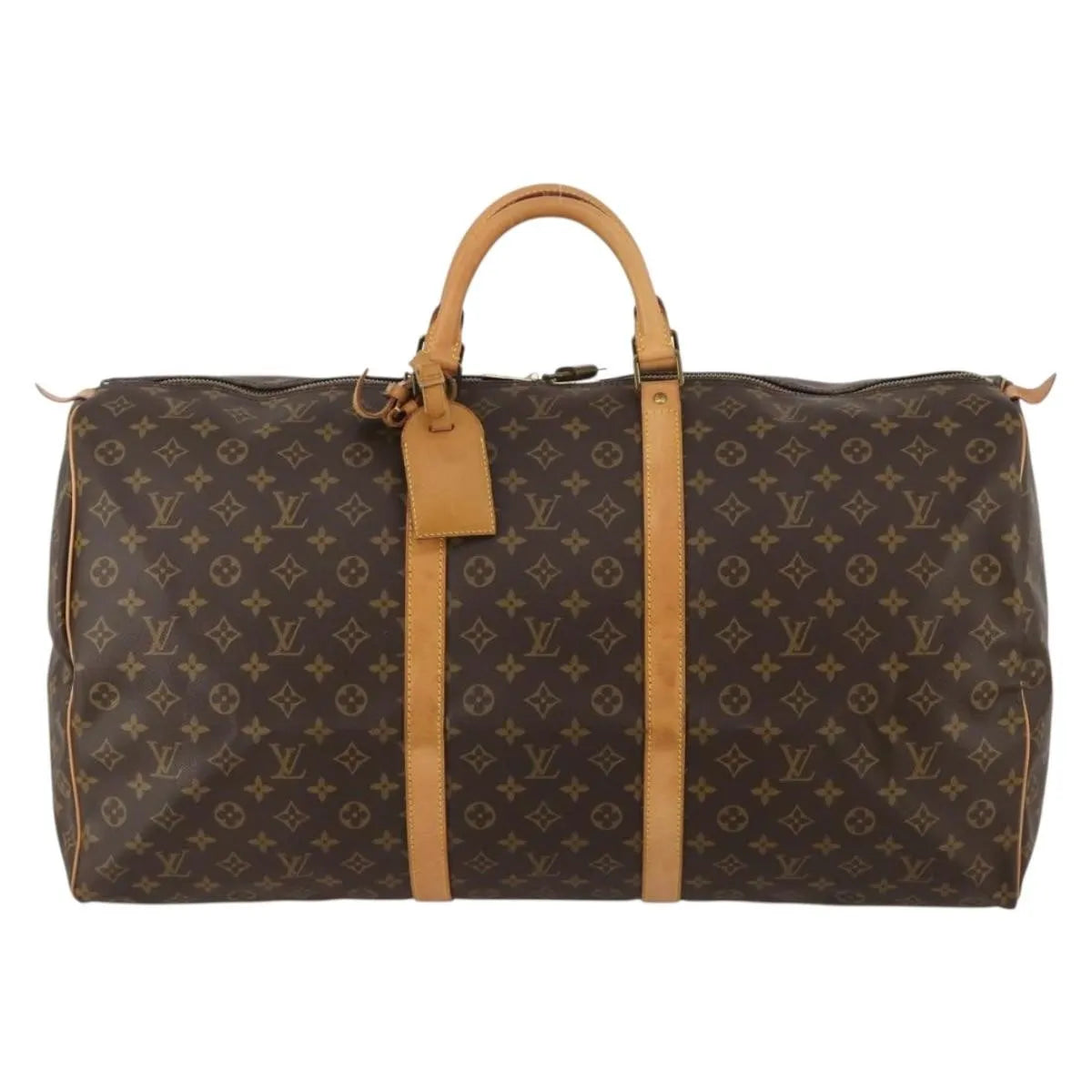 Louis Vuitton Keepall Monogram Canvas Brown Canvas Travel Bag Bag (Pre-Owned)