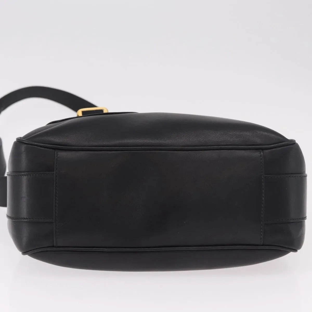 Gucci Vintage Leather Black Leather Shoulder Bag Bag (Pre-Owned)
