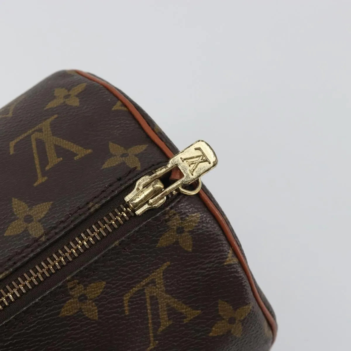 Louis Vuitton Papillon Monogram Brown Canvas Handbag (Pre-Owned)