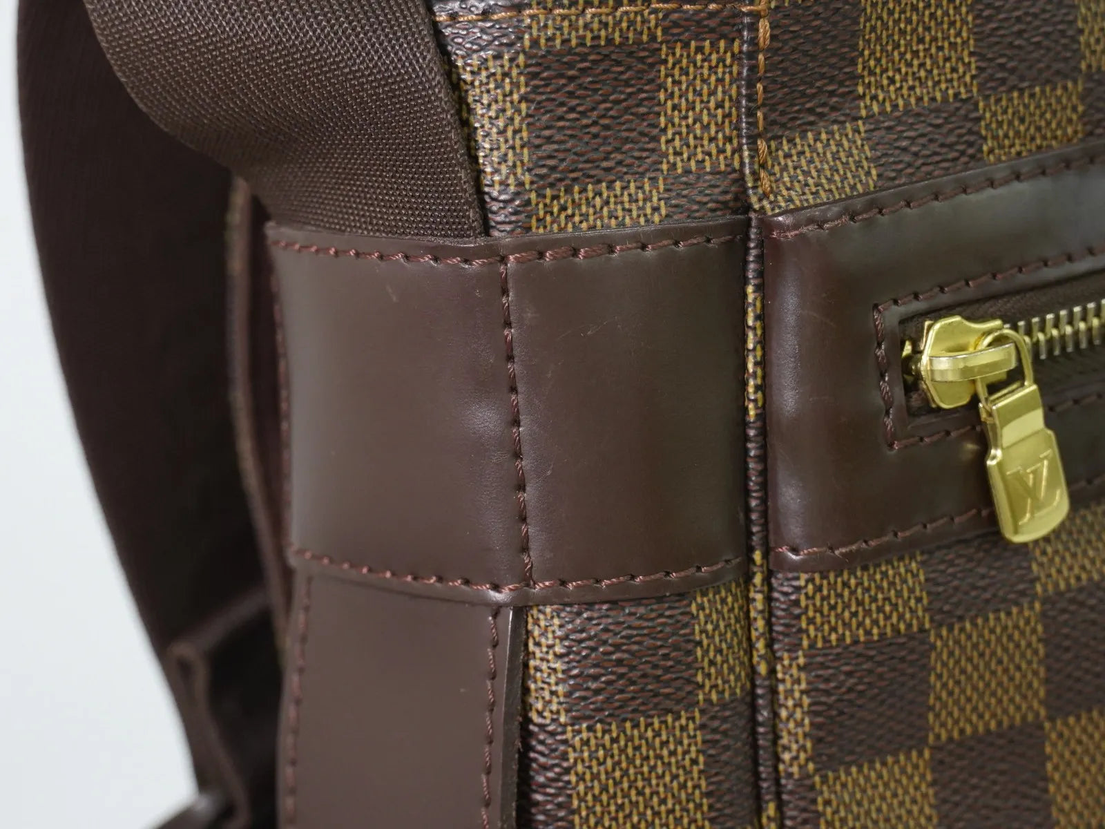 Louis Vuitton Bastille Damier Brown Canvas Shoulder Bag Bag (Pre-Owned)