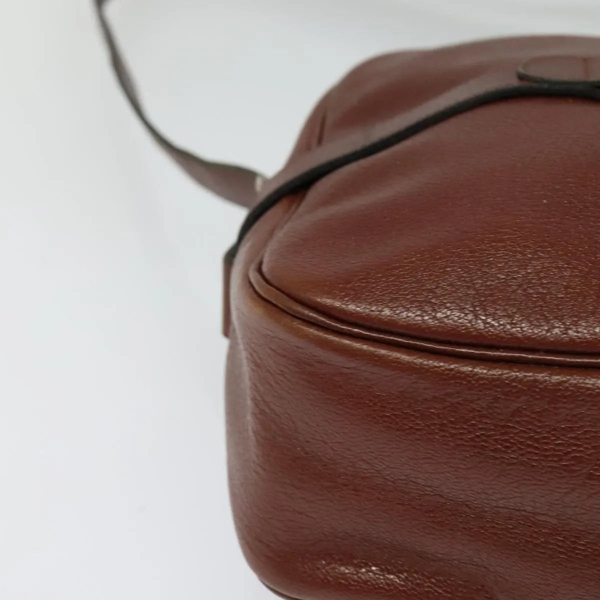 Christian Dior Vintage Leather Brown Leather Shoulder Bag Bag (Pre-Owned)