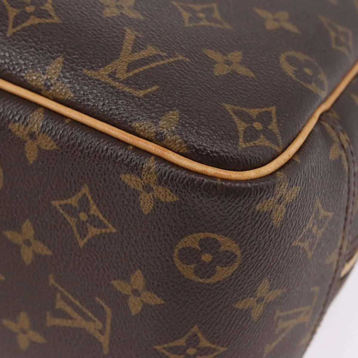 Louis Vuitton Deauville Monogram Brown Canvas Handbag (Pre-Owned)