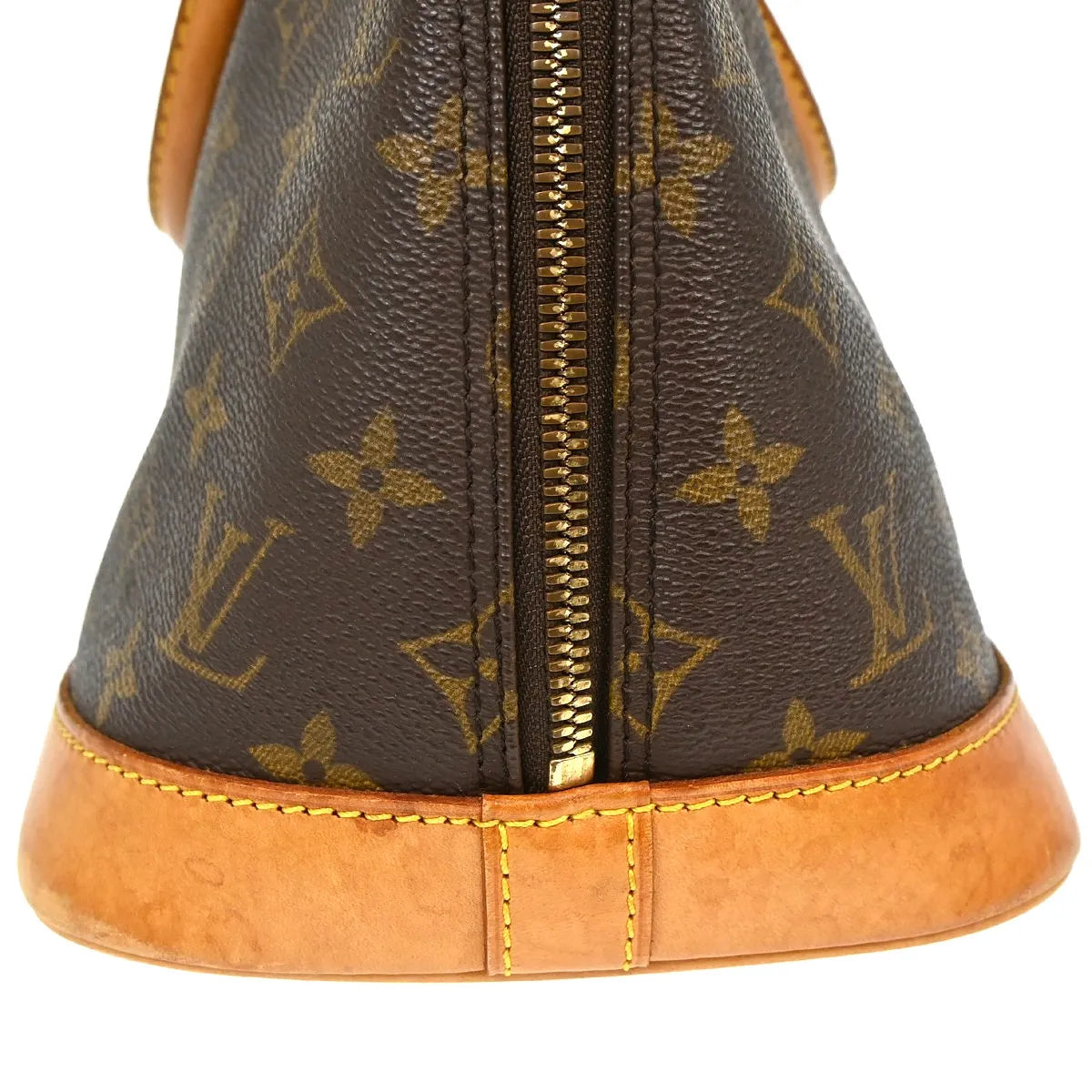 Louis Vuitton Alma Monogram Canvas Brown Canvas Handbag (Pre-Owned)