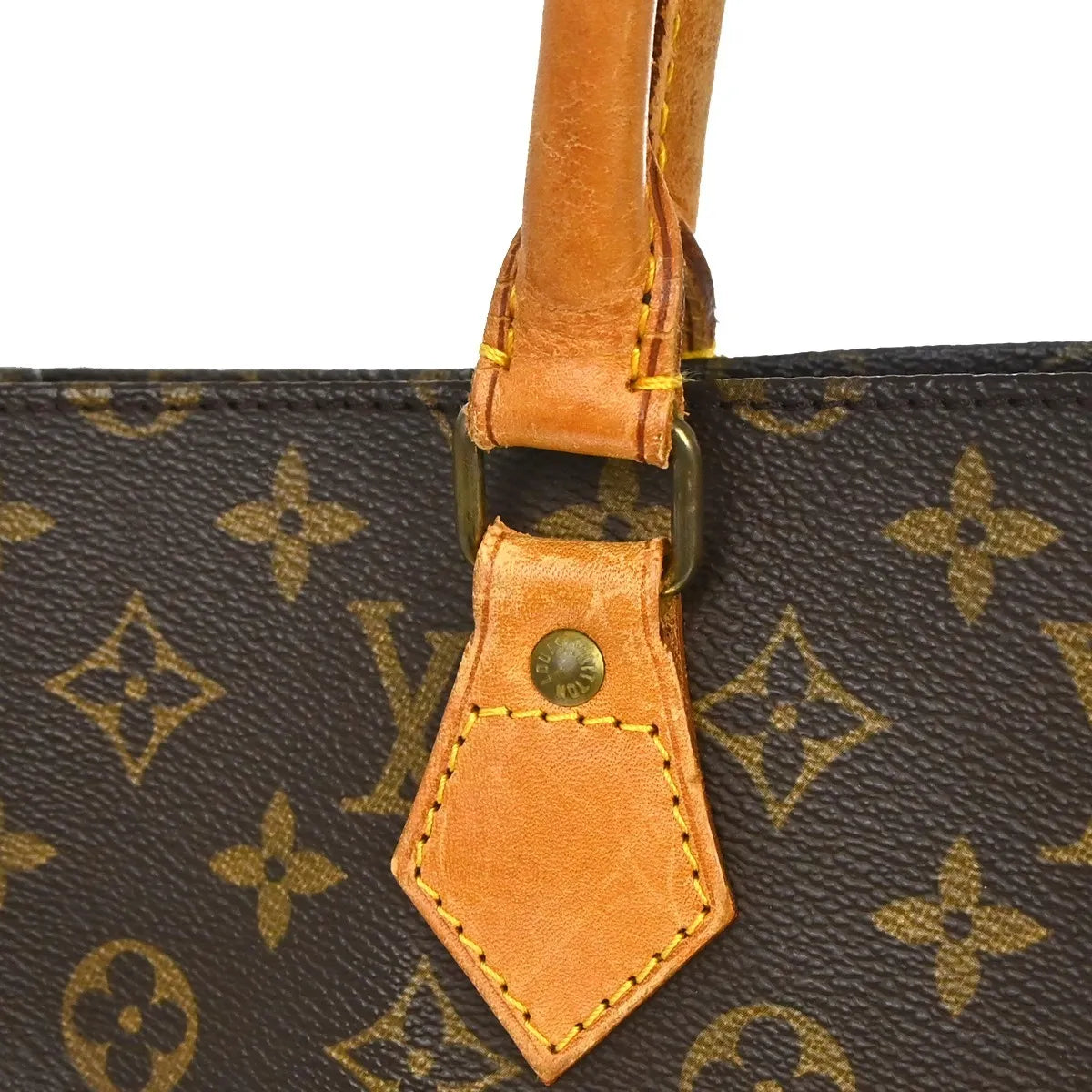 Louis Vuitton Sac Plat Nm Bag Monogram Canvas Brown Canvas Tote Bag Bag (Pre-Owned)