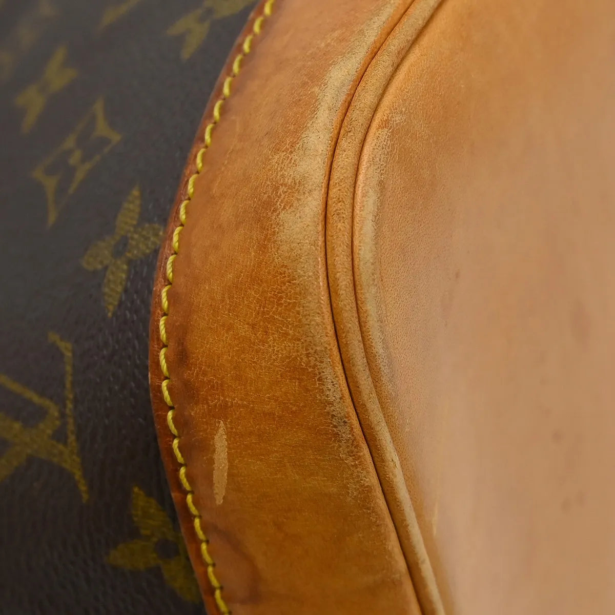 Louis Vuitton Alma Handbag Monogram Canvas Brown Canvas Handbag (Pre-Owned)