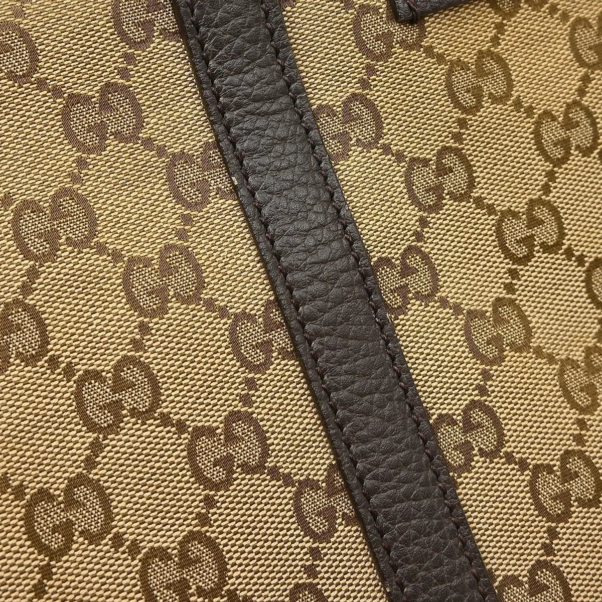 Gucci Convertible Boston Carry On Duffle Gg Canvas Beige Canvas Travel Bag Bag (Pre-Owned)
