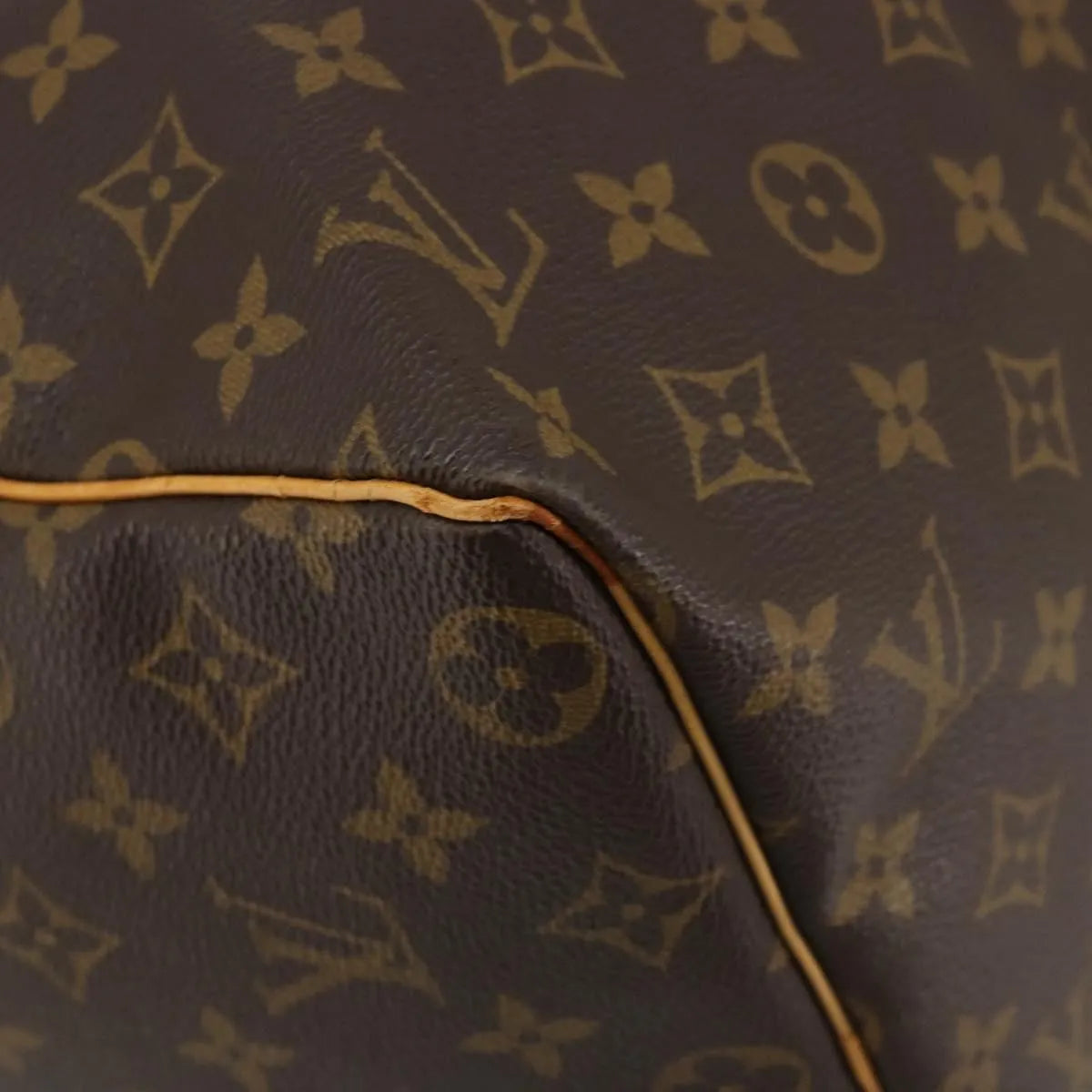 Louis Vuitton Keepall Monogram Canvas Brown Canvas Travel Bag Bag (Pre-Owned)