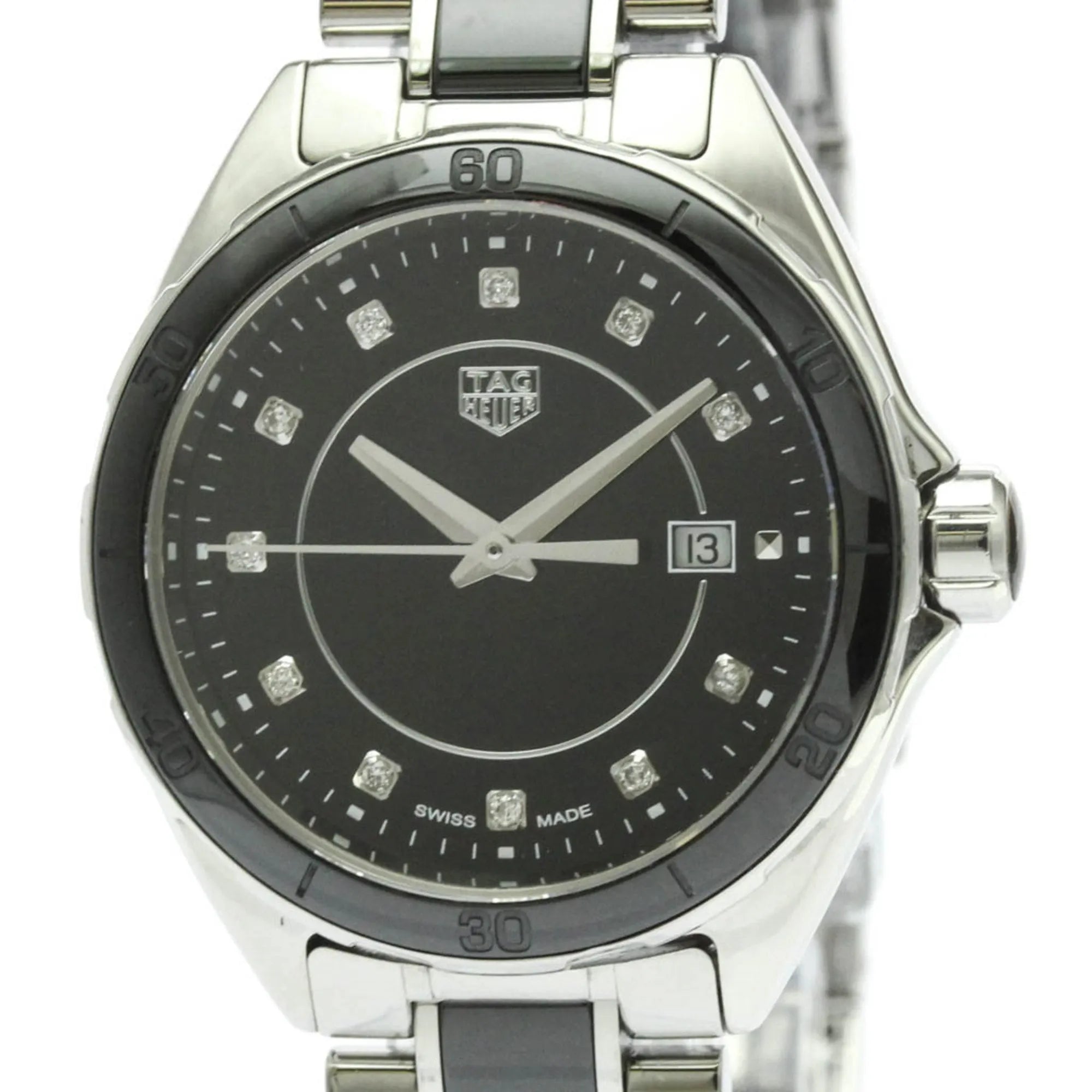 Tag Heuer Formula 1 Quartz Stainless Steel And Ceramic Watch (Pre-Owned)