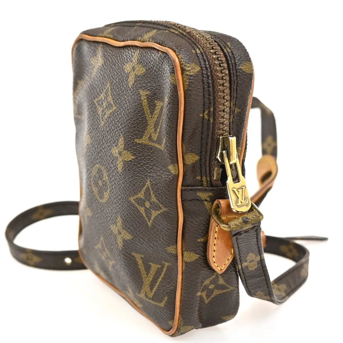 Louis Vuitton Danube Monogram Brown Canvas Shoulder Bag Bag (Pre-Owned)