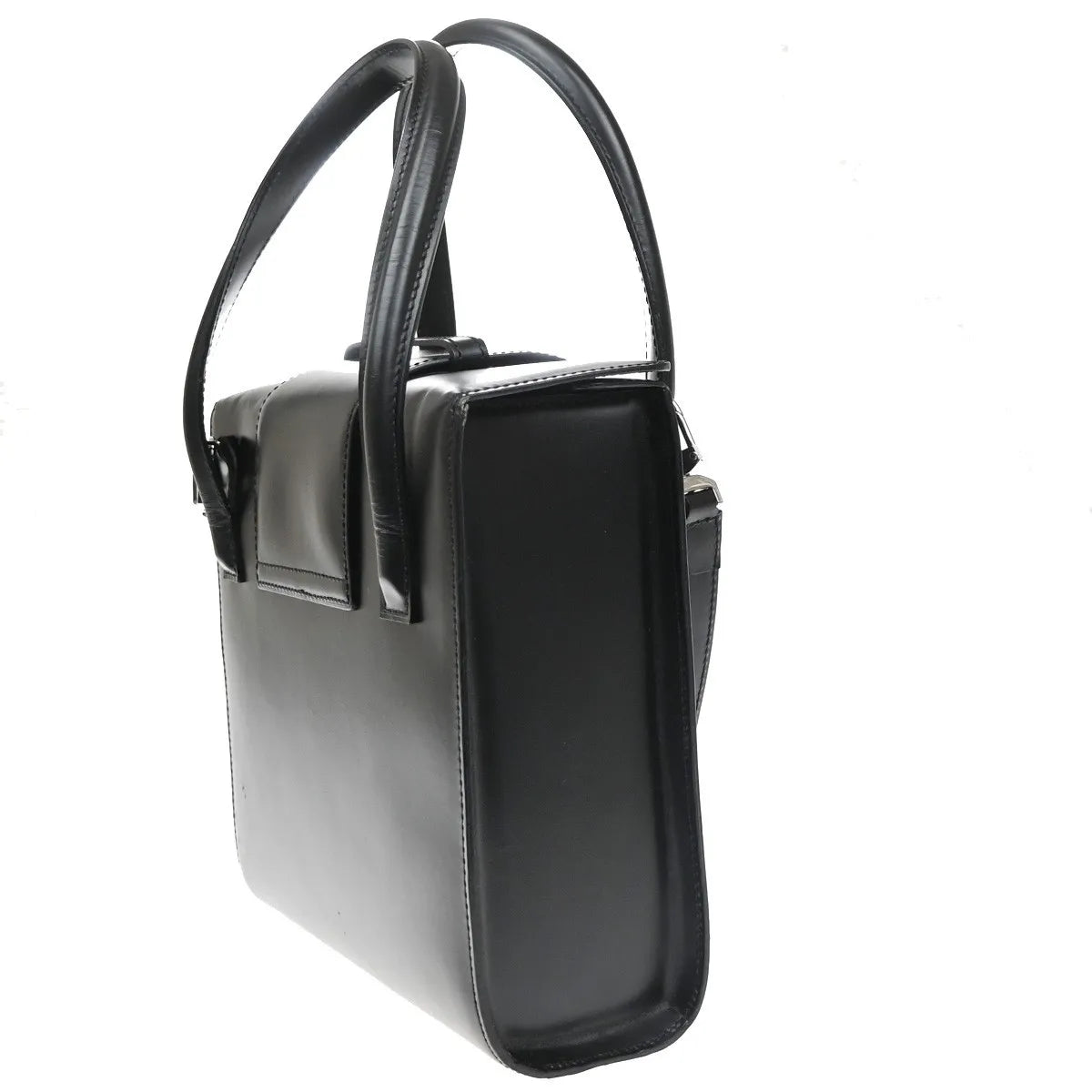 Cartier Panthère Leather Black Leather Handbag (Pre-Owned)