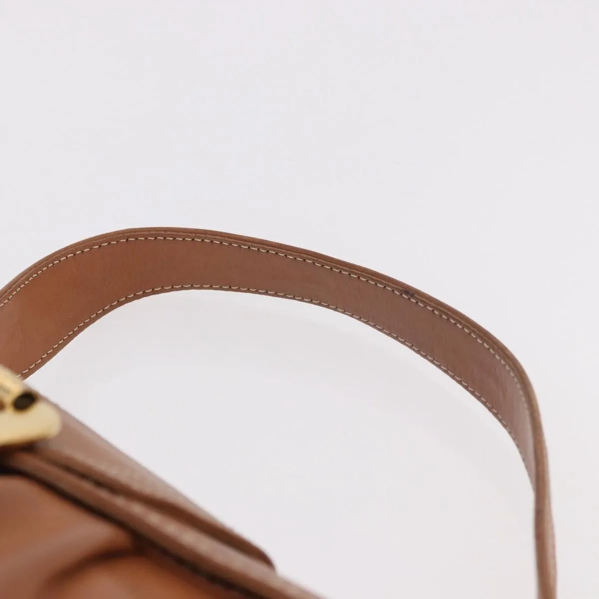 Celine Biker Boogie Satchel Leather Brown Leather Shoulder Bag Bag (Pre-Owned)