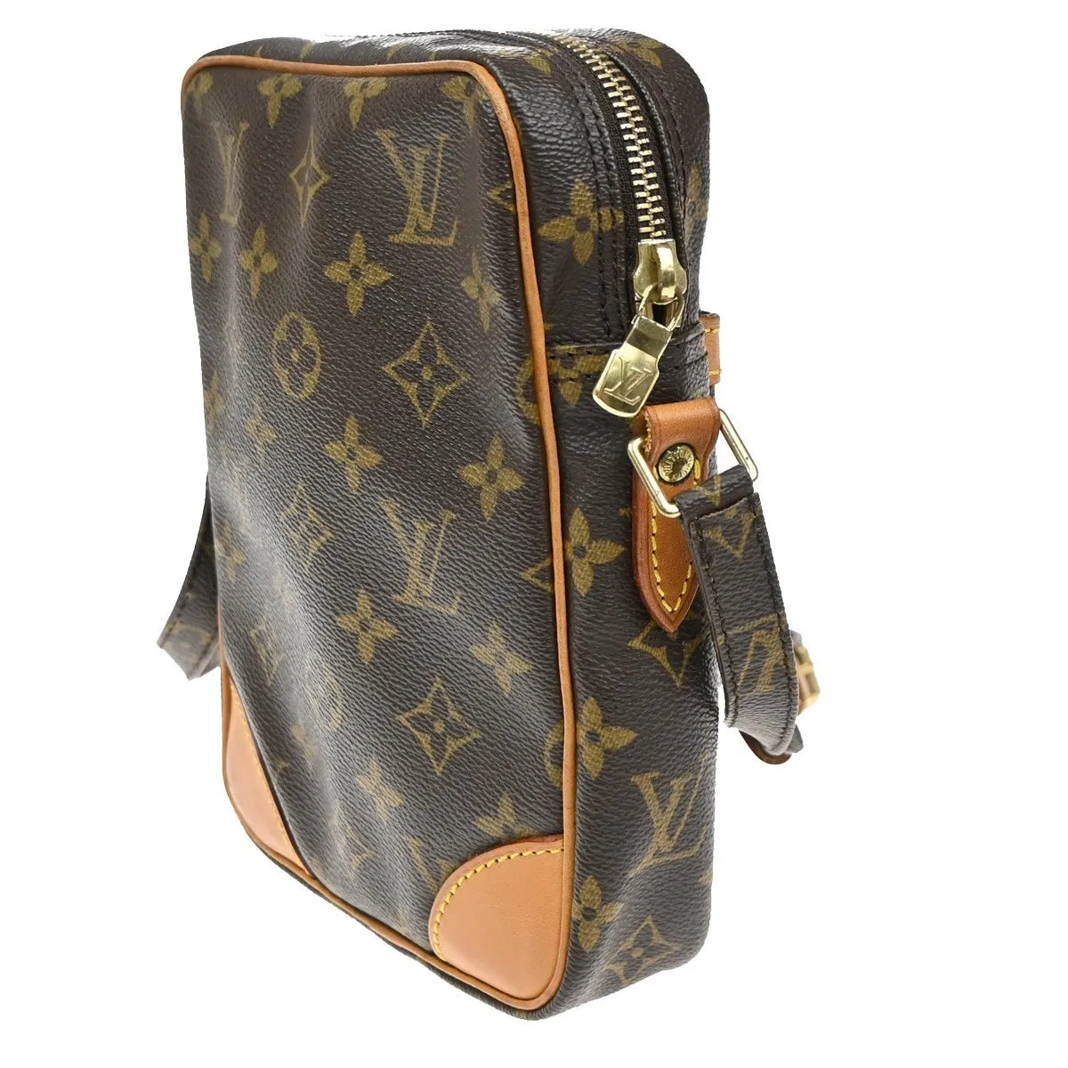 Louis Vuitton Danube Monogram Canvas Brown Canvas Shoulder Bag Bag (Pre-Owned)