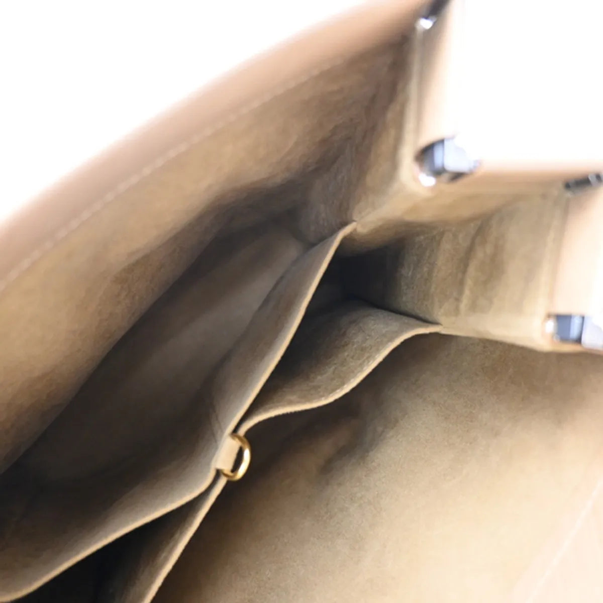 Cartier Trinity Hand Leather Beige Leather Handbag (Pre-Owned)