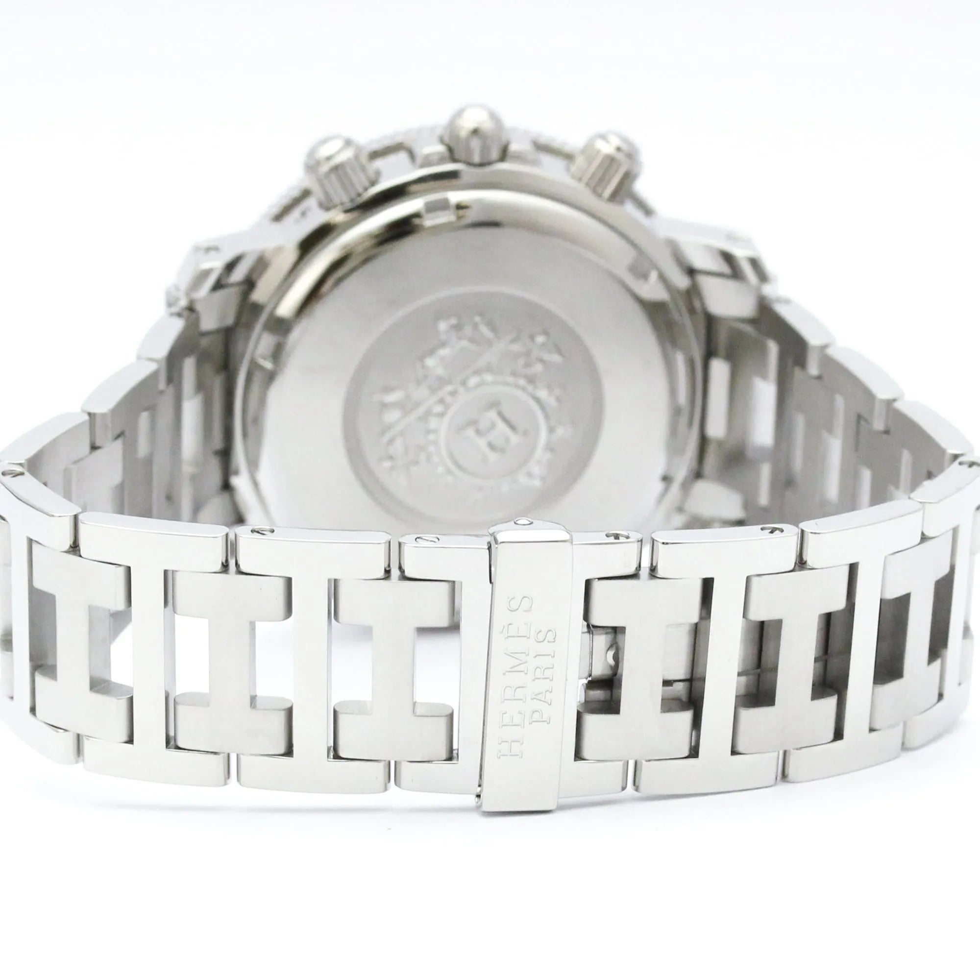 Hermes Clipper Diver Chronograph Quartz Stainless Steel Watch (Pre-Owned)