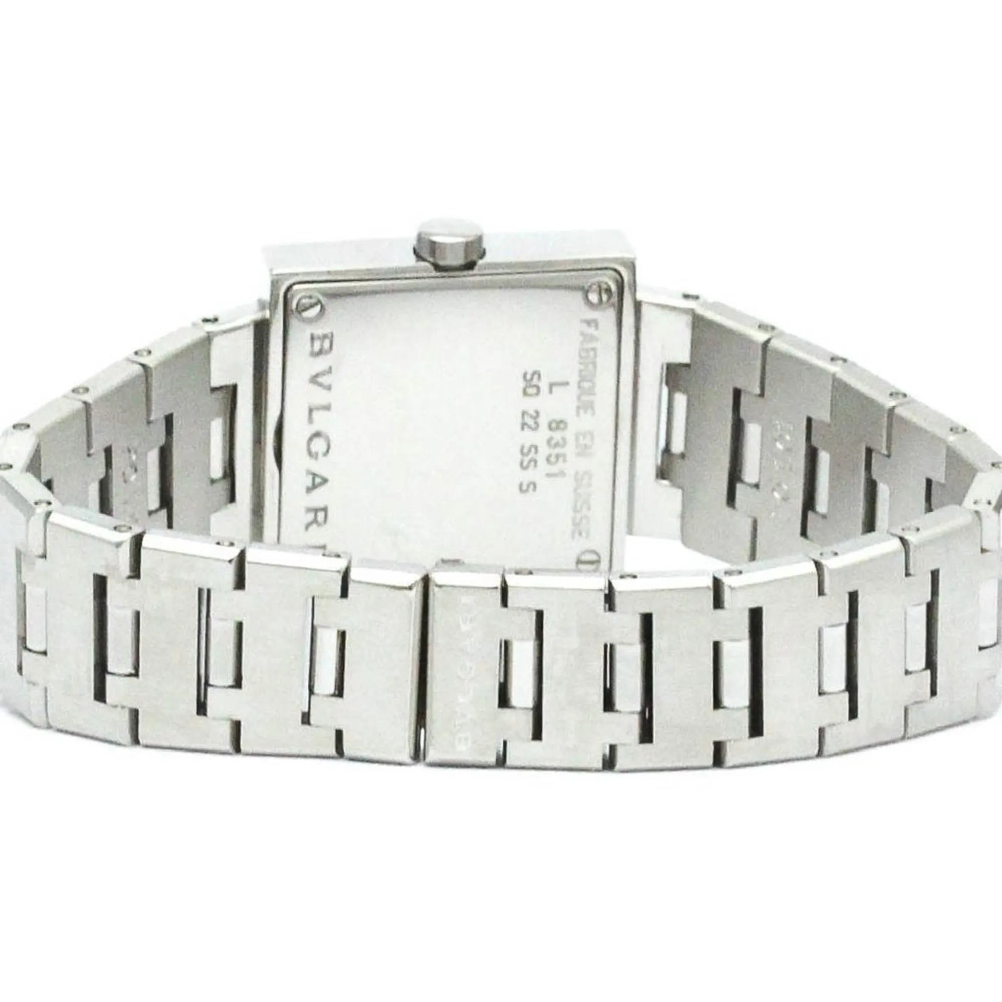 Bvlgari Quadrato Quartz Stainless Steel Watch (Pre-Owned)