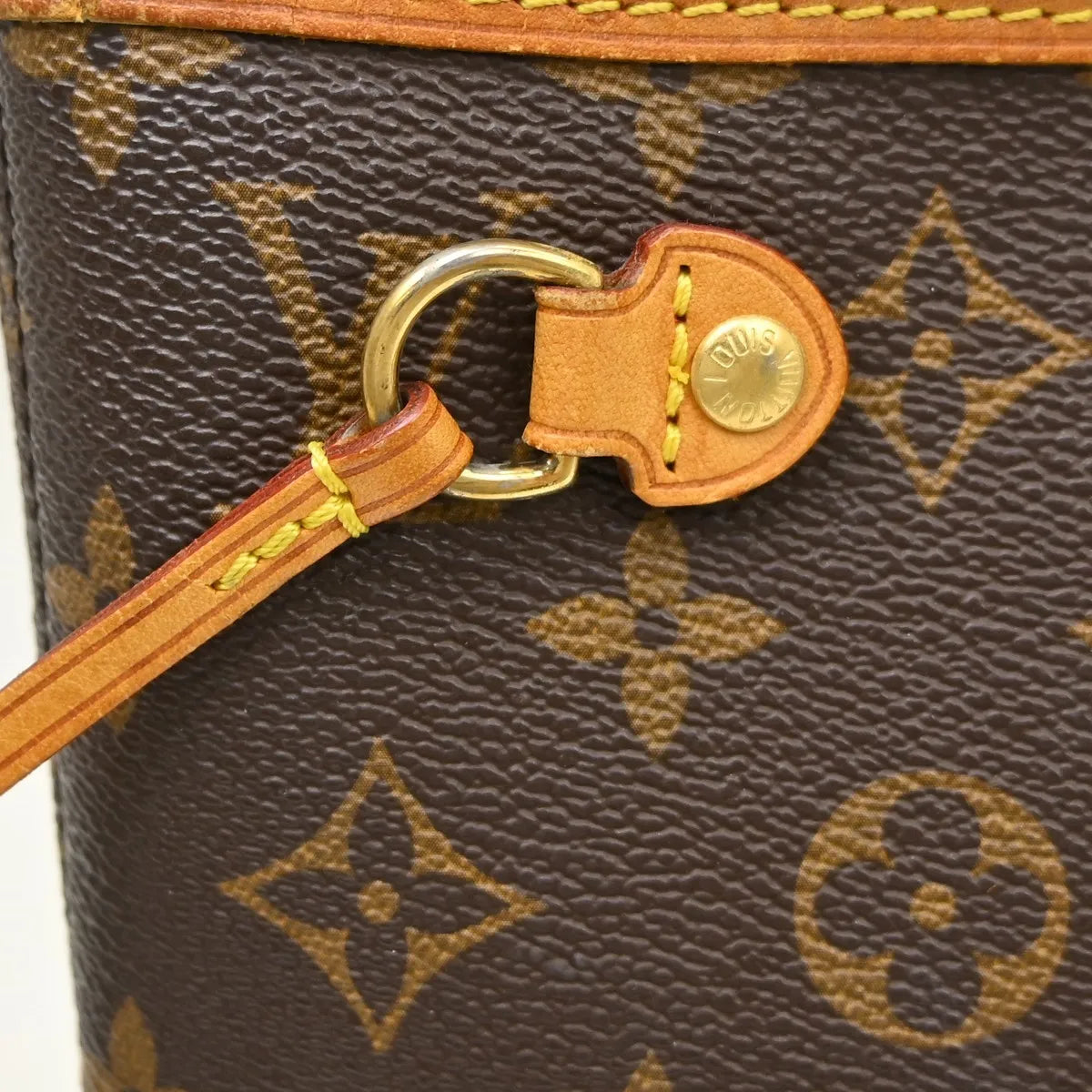 Louis Vuitton Neverfull Monogram Brown Canvas Tote Bag Bag (Pre-Owned)