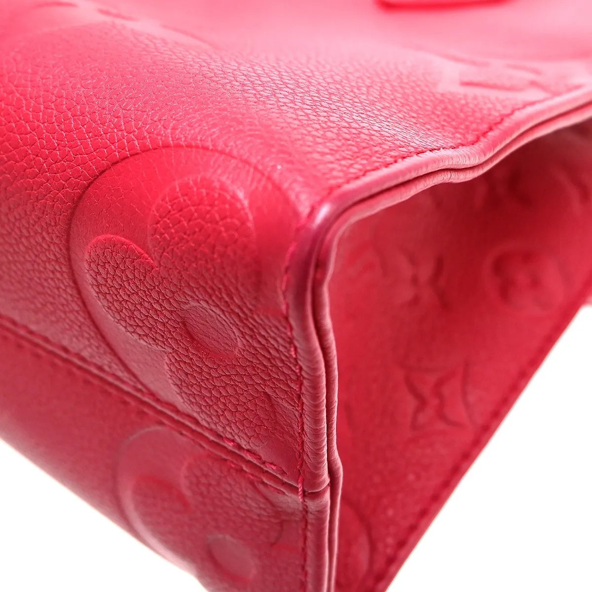 Louis Vuitton Onthego Monogram Empreinte Pink Leather Tote Bag Bag (Pre-Owned)
