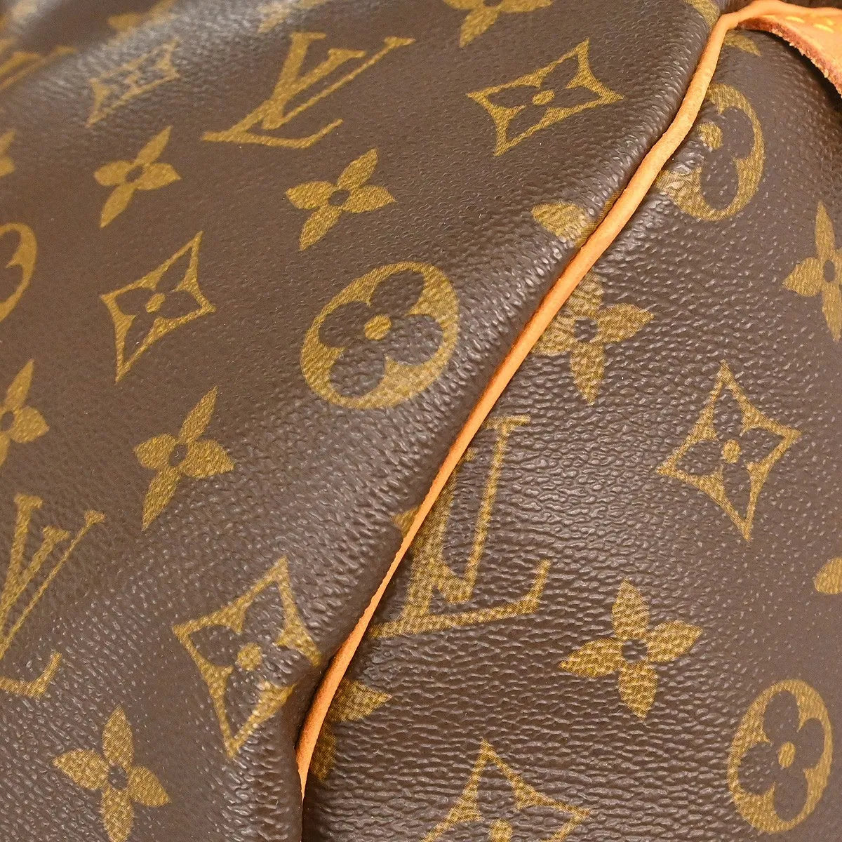 Louis Vuitton Keepall Bag Monogram Canvas Brown Canvas Travel Bag Bag (Pre-Owned)