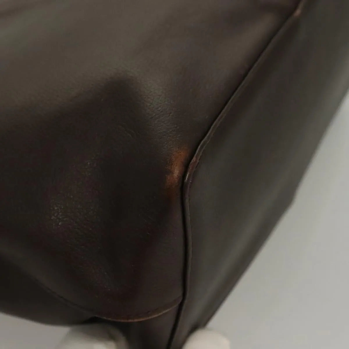 Burberry Vintage Leather Brown Leather Handbag (Pre-Owned)