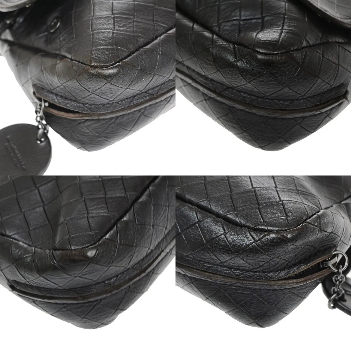 Bottega Veneta Expandable Chain Crossbody Leather Brown Leather Shoulder Bag Bag (Pre-Owned)